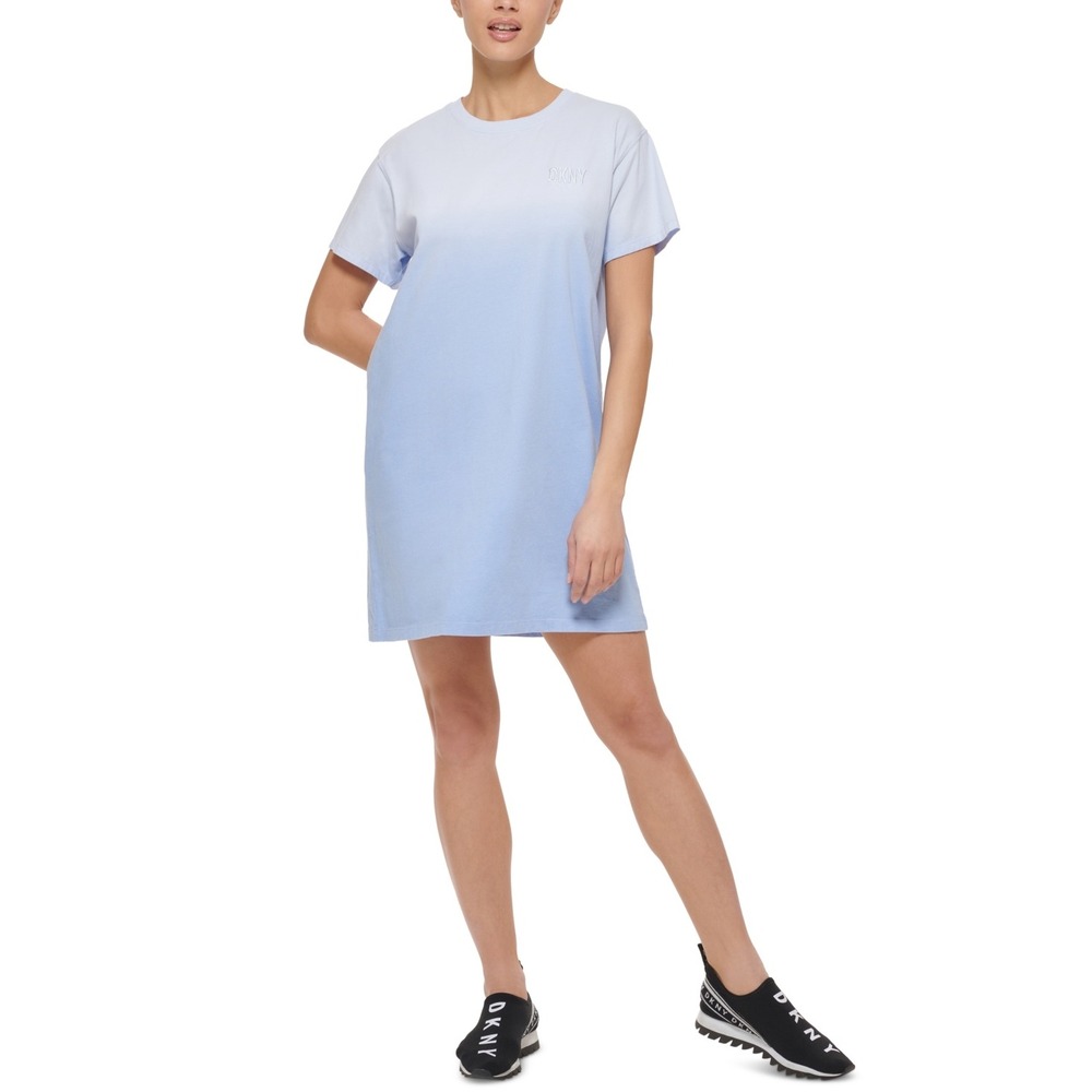 Dkny Sport Women's Dip-Dyed T-Shirt Dress‎ Size S